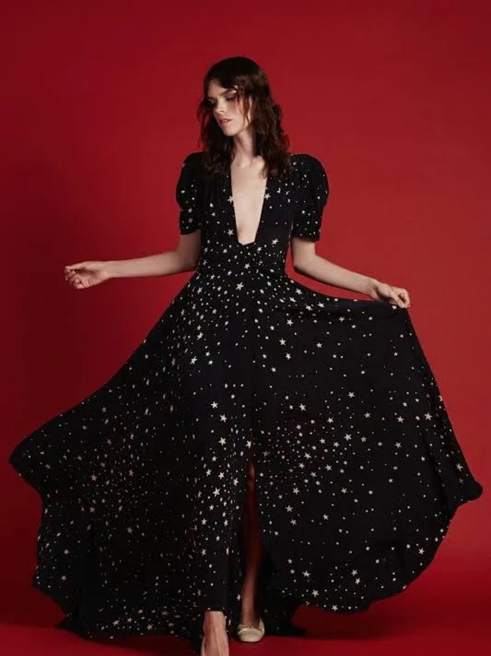 Stoned Immaculate Hollywood Wrap Dress maxi